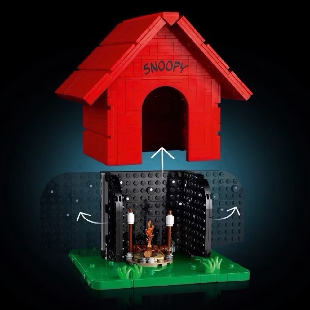 【高雄∣阿育樂高】LEGO 21368 花生漫畫：史努比的狗屋 iDeas系列-細節圖6