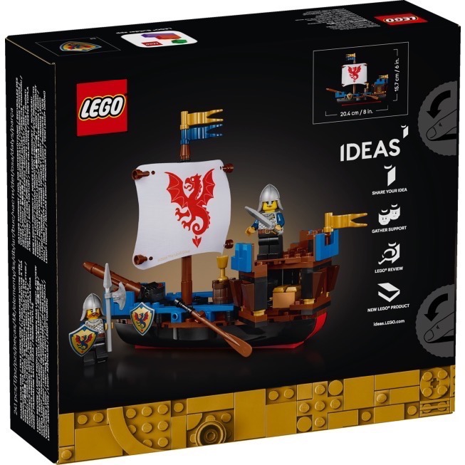 【高雄∣阿育樂高】LEGO 40912 Sea Serpent 海蛇號 iDeas系列-細節圖2