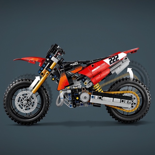 【高雄∣阿育樂高】LEGO 42238 杜卡迪 Desmo 450 MX Factory 摩托車-細節圖3