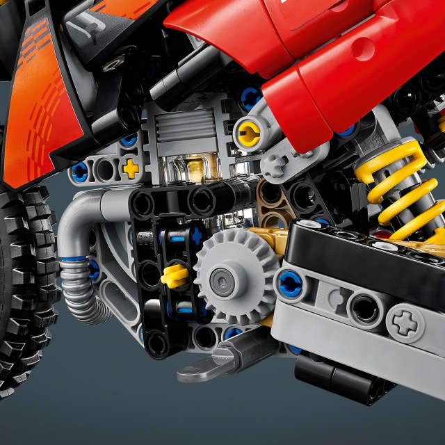 【高雄∣阿育樂高】LEGO 42238 杜卡迪 Desmo 450 MX Factory 摩托車-細節圖4