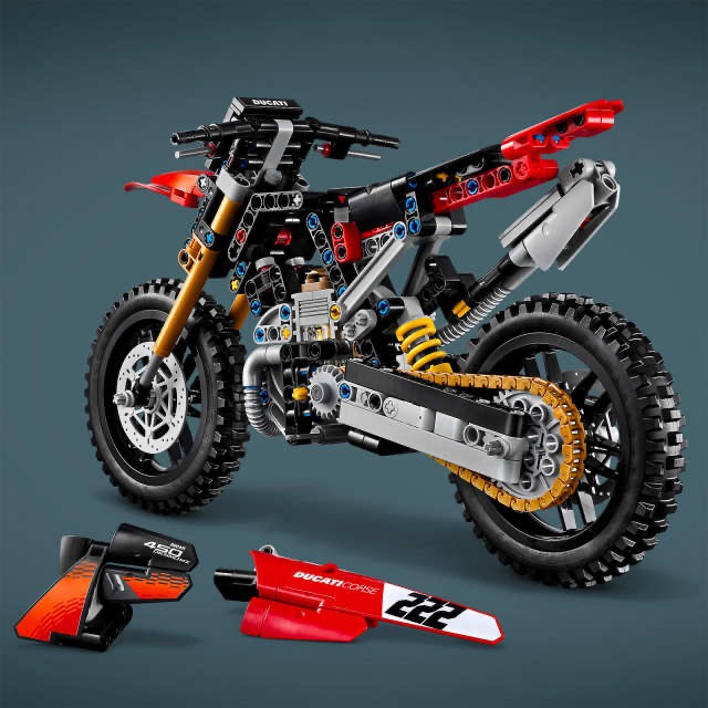 【高雄∣阿育樂高】LEGO 42238 杜卡迪 Desmo 450 MX Factory 摩托車-細節圖5