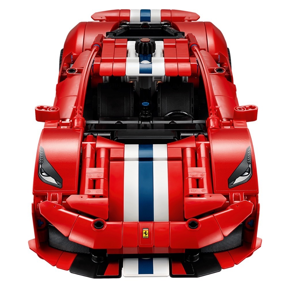 【高雄∣阿育樂高】LEGO 42235 法拉利 488 Pista 汽車-細節圖3