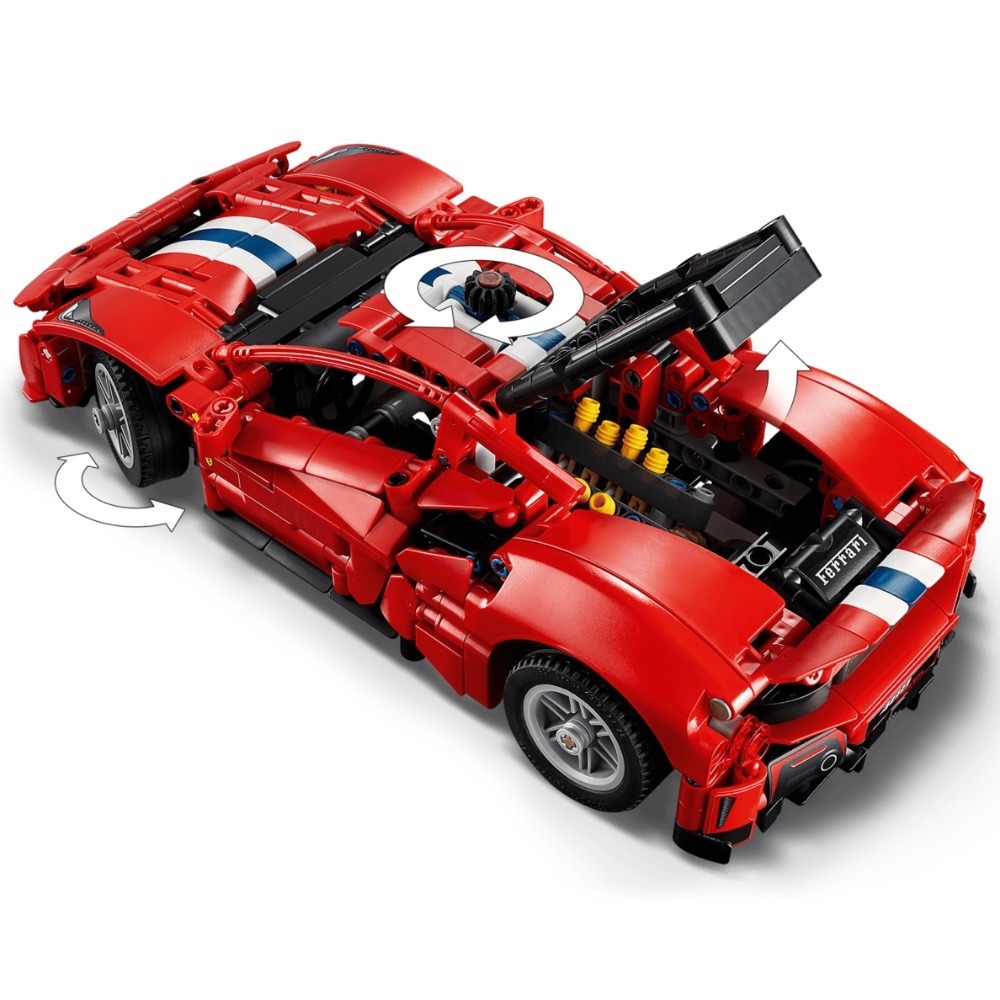 【高雄∣阿育樂高】LEGO 42235 法拉利 488 Pista 汽車-細節圖4