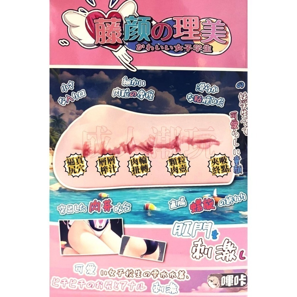 【24H全日出貨】肛交名器 仿真名器  藤顏理美 日本日系動漫飛機杯自慰器 嗶咔-細節圖2