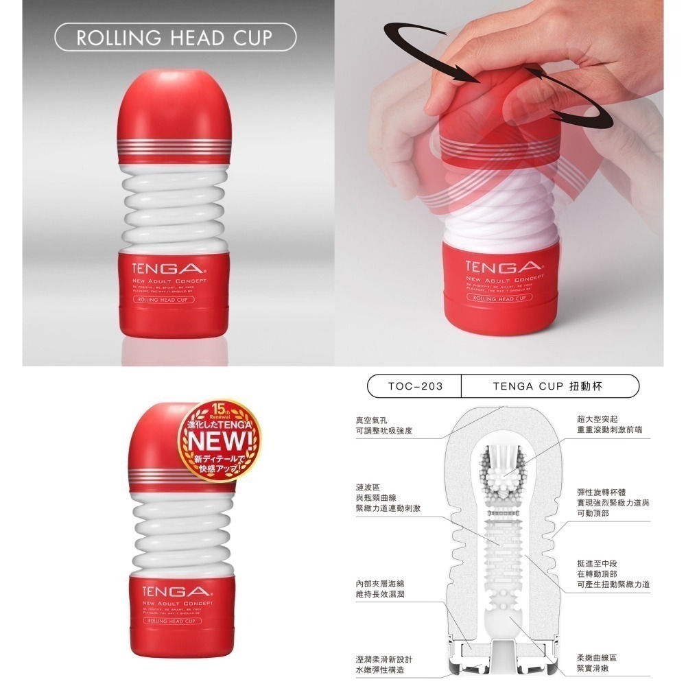 【24H全日出貨】正版原裝 日本TENGA CUP 雙重杯 TOC-204 飛機杯自慰杯-細節圖8