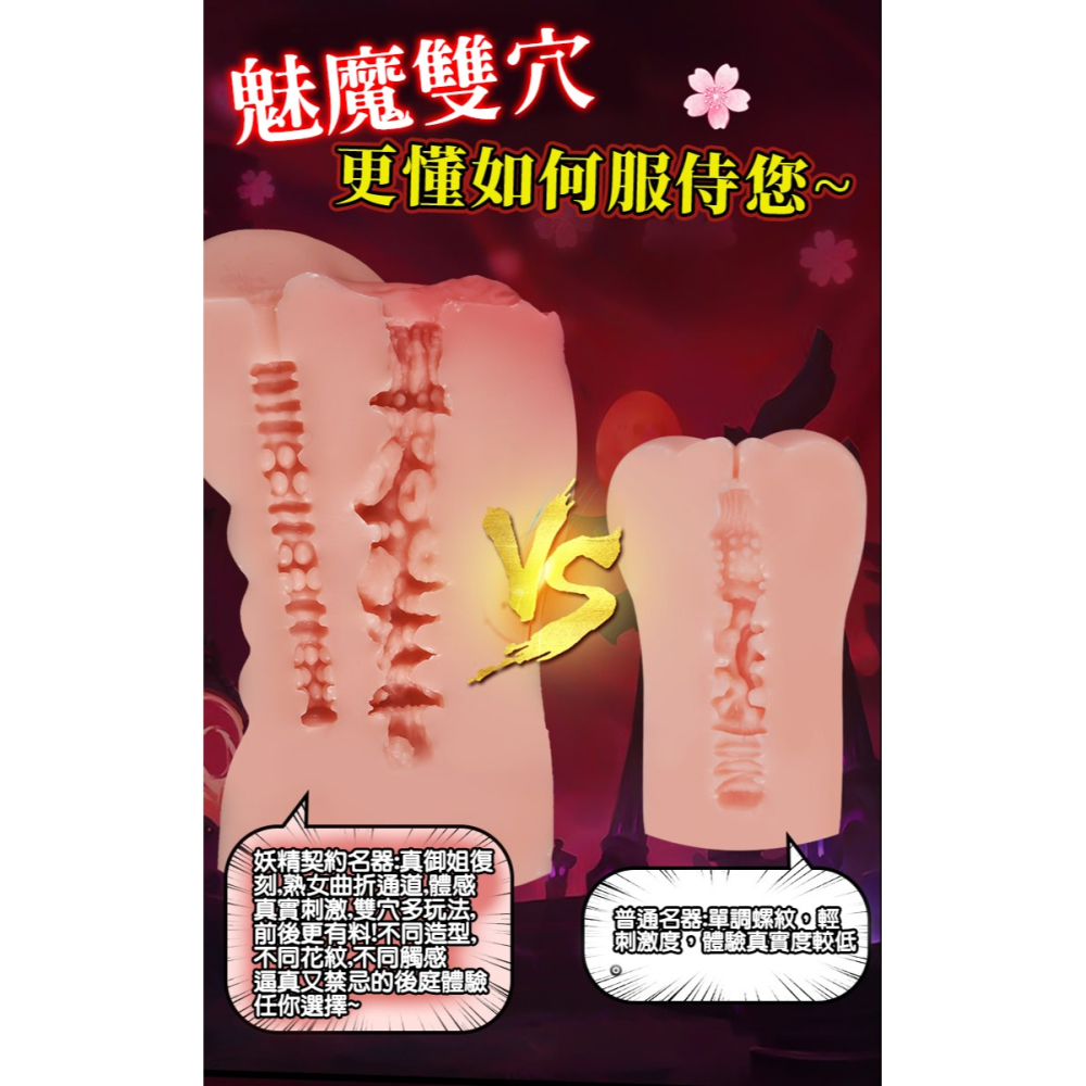 血月妖精 加溫雙通道 仿針刺激名器 693g 逼真肌膚觸感-細節圖2