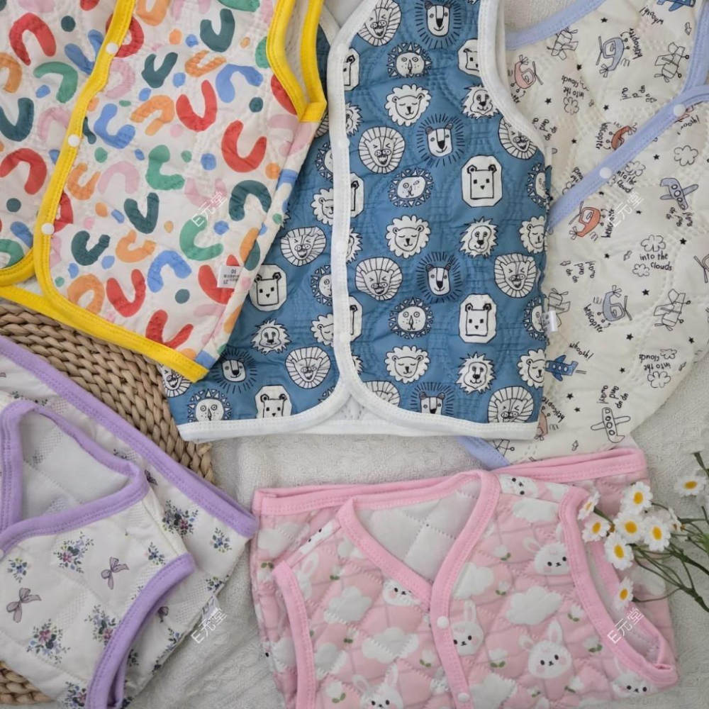 (現貨，附發票)秋季款~兒童輕薄款開口小背心 兒童背心 女童背心 男童背心 E元堂-細節圖3