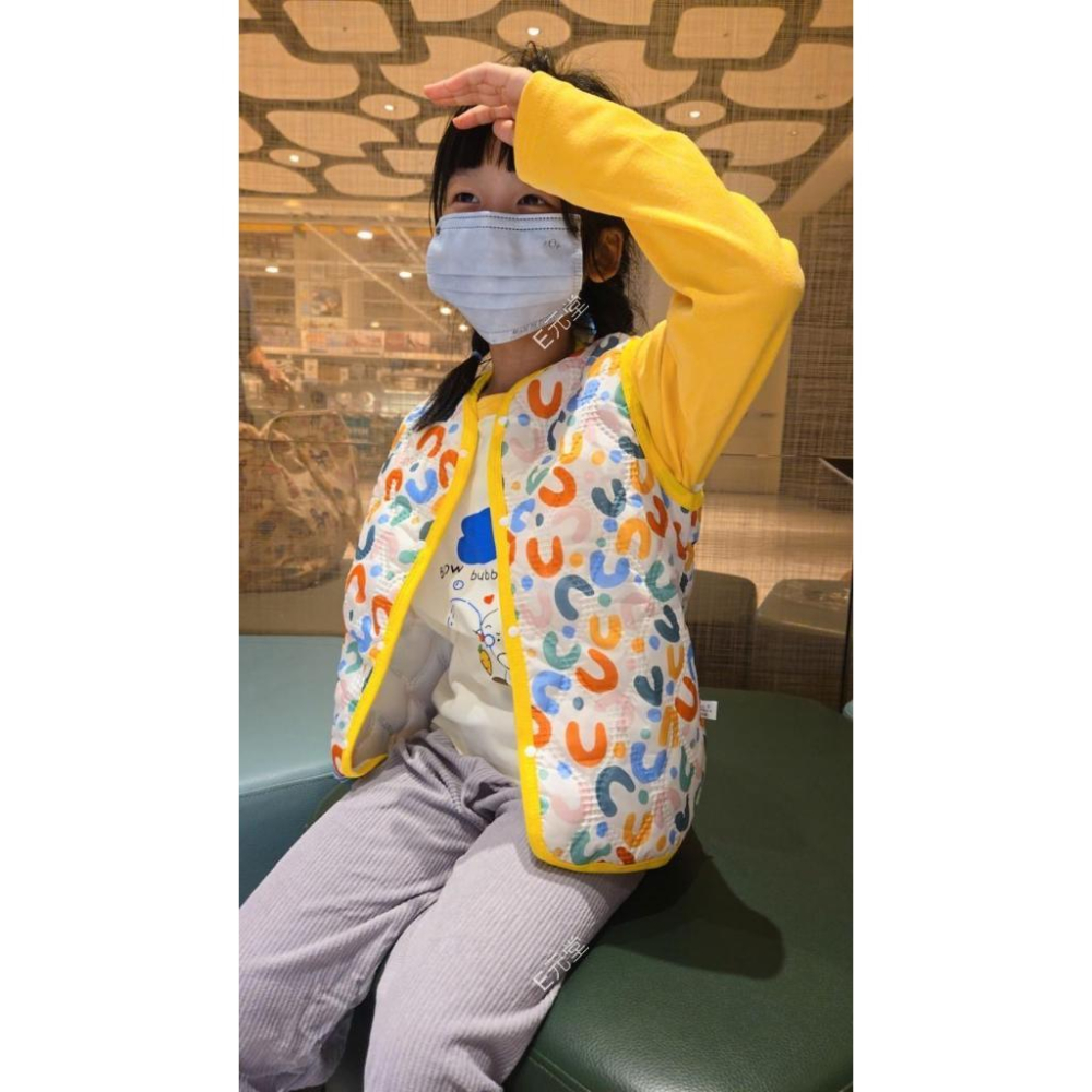 (現貨，附發票)秋季款~兒童輕薄款開口小背心 兒童背心 女童背心 男童背心 E元堂-細節圖8