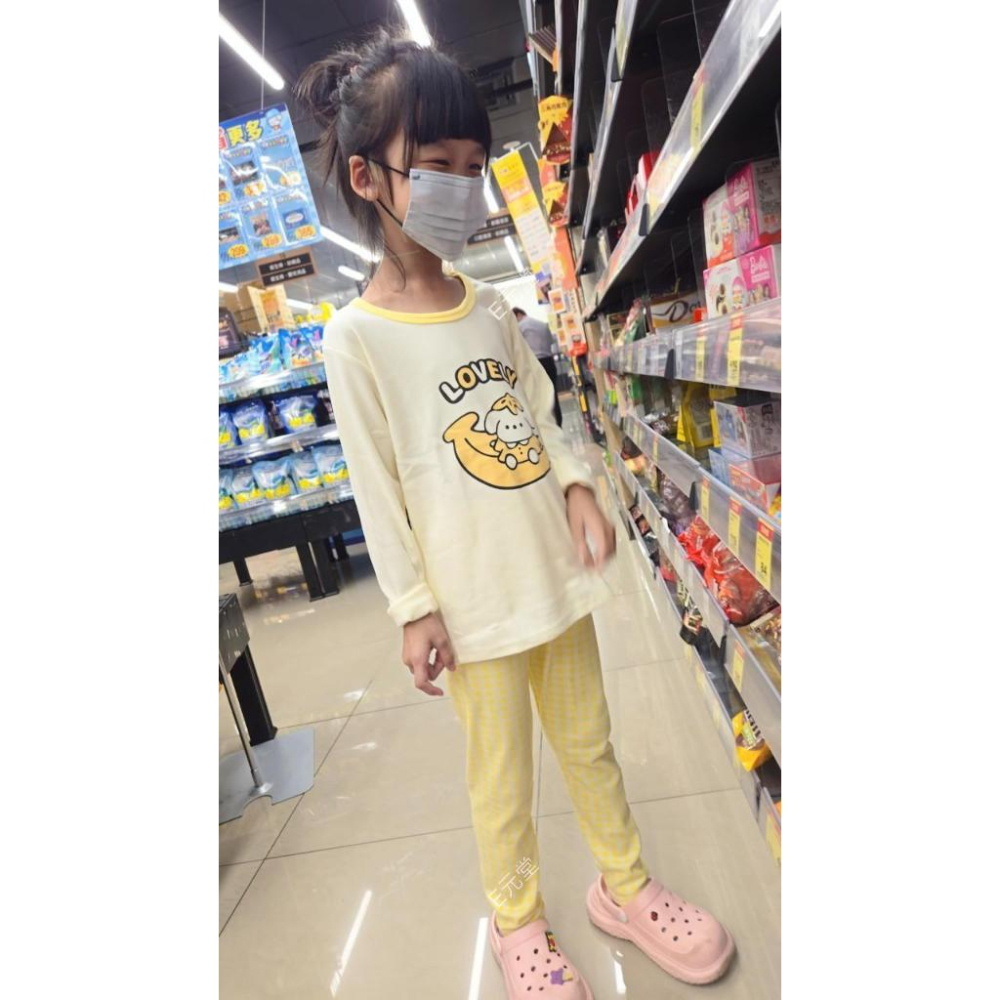 (現貨，附發票)秋冬款~兒童保暖德絨套裝 兒童套裝 兒童保暖套裝 兒童居家服 兒童睡衣 德絨套裝 E元堂-細節圖4