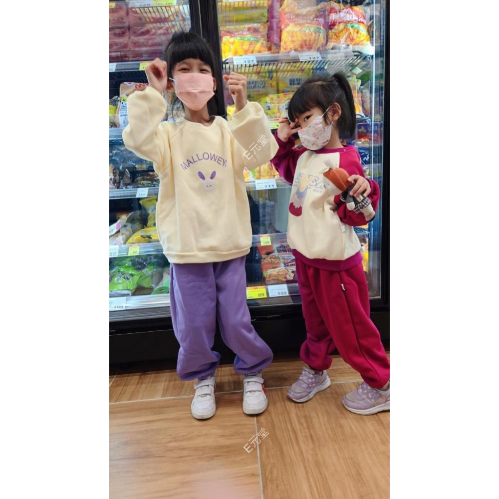 (現貨，附發票)冬季款~大童童裝 兒童保暖加絨套裝 兒童套裝 兒童保暖套裝 兒童休閒套裝 E元堂-細節圖7
