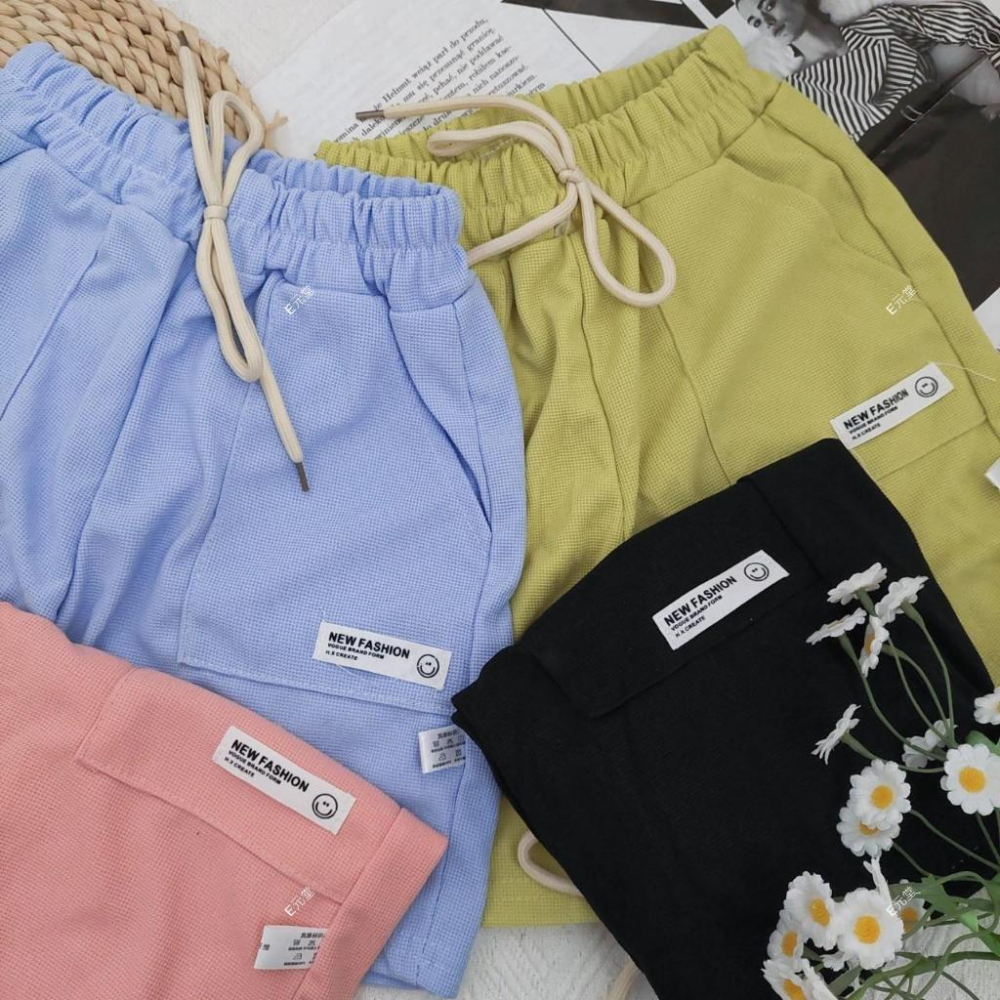 (現貨，附發票)兒童休閒五分褲 口袋短褲 兒童運動褲 兒童短褲 女童短褲 男童短褲 E元堂-細節圖3