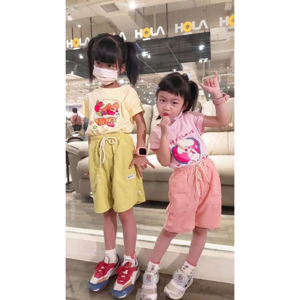 (現貨，附發票)兒童休閒五分褲 口袋短褲 兒童運動褲 兒童短褲 女童短褲 男童短褲 E元堂-細節圖5