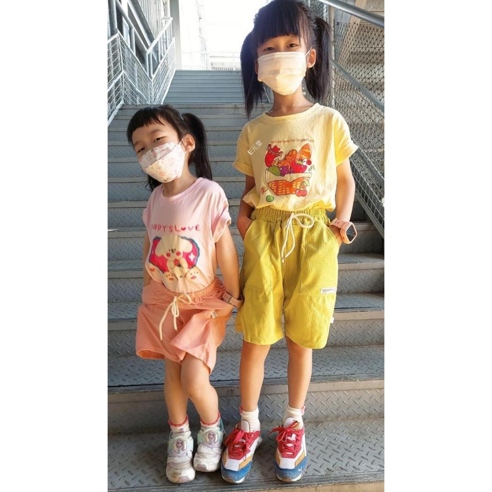 (現貨，附發票)兒童休閒五分褲 口袋短褲 兒童運動褲 兒童短褲 女童短褲 男童短褲 E元堂-細節圖8