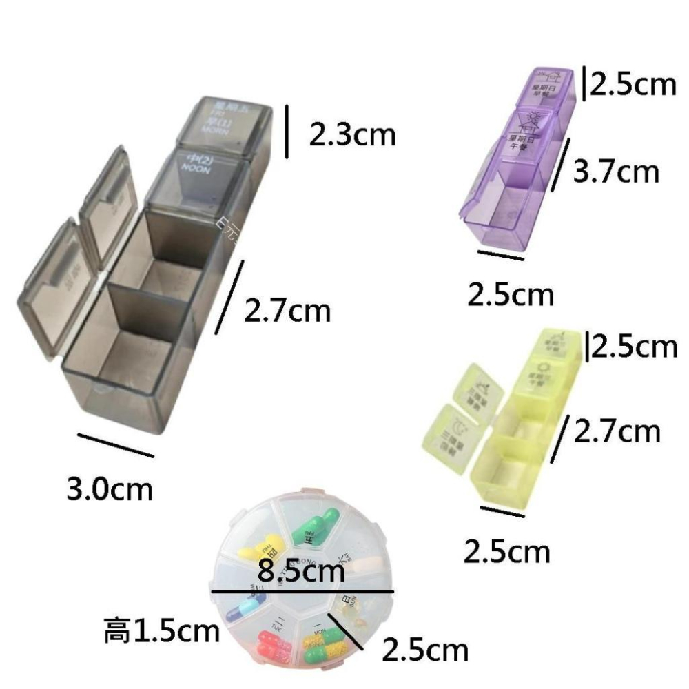 (現貨，附發票)分藥盒 防潮藥盒 透明可直視 7日 21日 28日 長輩必須 E元堂-細節圖2