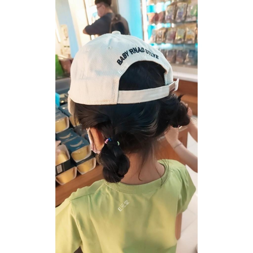 (現貨，附發票)春秋款撞色簡約風兒童棒球帽 兒童遮陽帽 超好搭配 百變時尚 E元堂-細節圖5