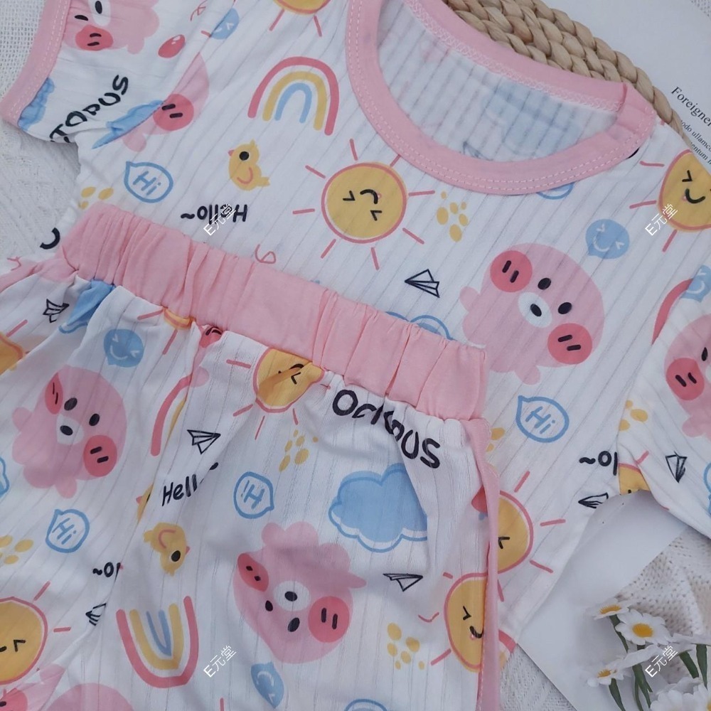 粉色太陽小章魚