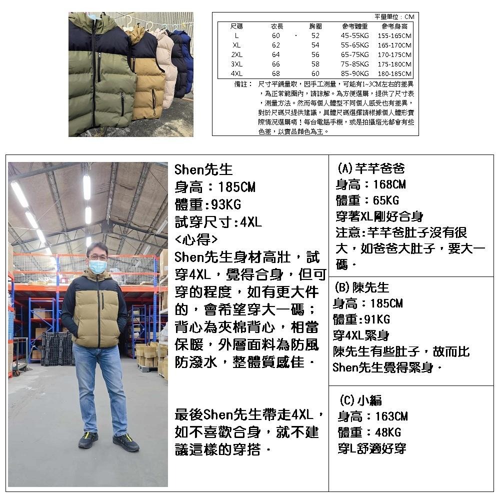 (現貨，附發票)防風 防潑水 夾棉背心 高質量 可拆帽背心 成人背心 保暖背心 E元堂-細節圖2