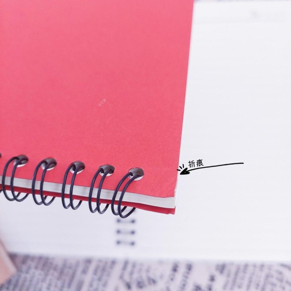 (現貨，附發票)a5筆記本 雙線圈筆記本 橫線頁面 50張 紙張滑順 E元堂-細節圖2