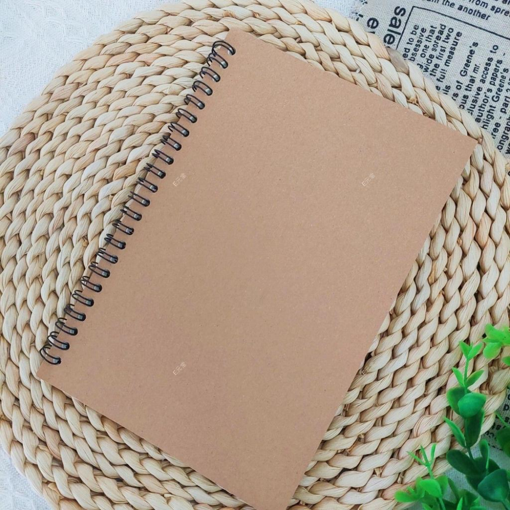 (現貨，附發票)a5筆記本 雙線圈筆記本 橫線頁面 50張 紙張滑順 E元堂-細節圖6