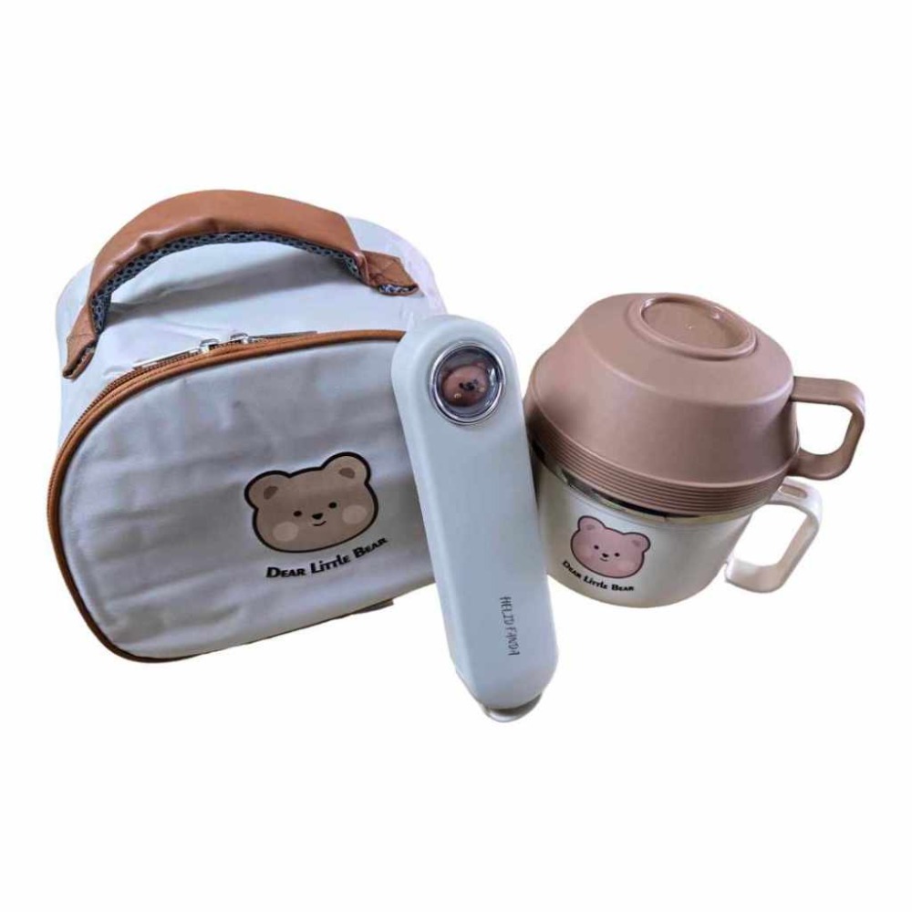 新款小熊+保温袋+316餐具