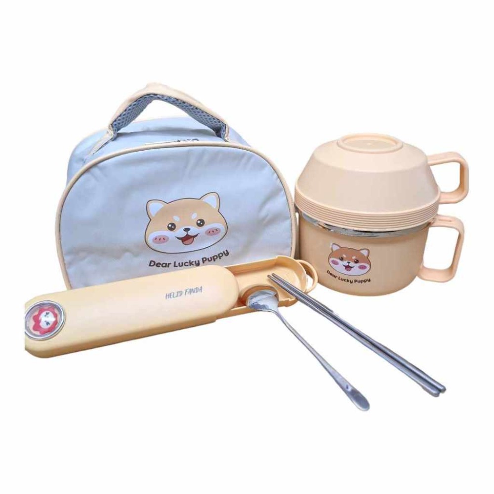 新款柴犬+保温袋+316餐具