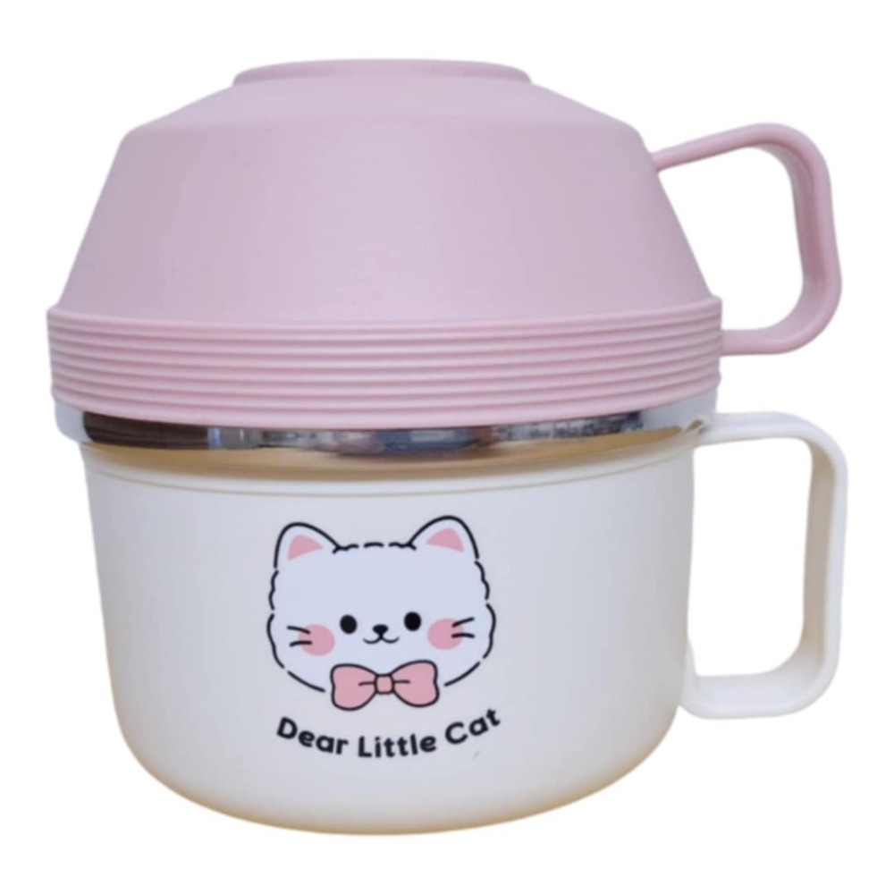 (現貨，附發票) 台灣SGS檢驗304 泡麵碗 不鏽鋼泡麵碗 營養午餐 防燙泡麵碗 便當盒 餐具-規格圖6