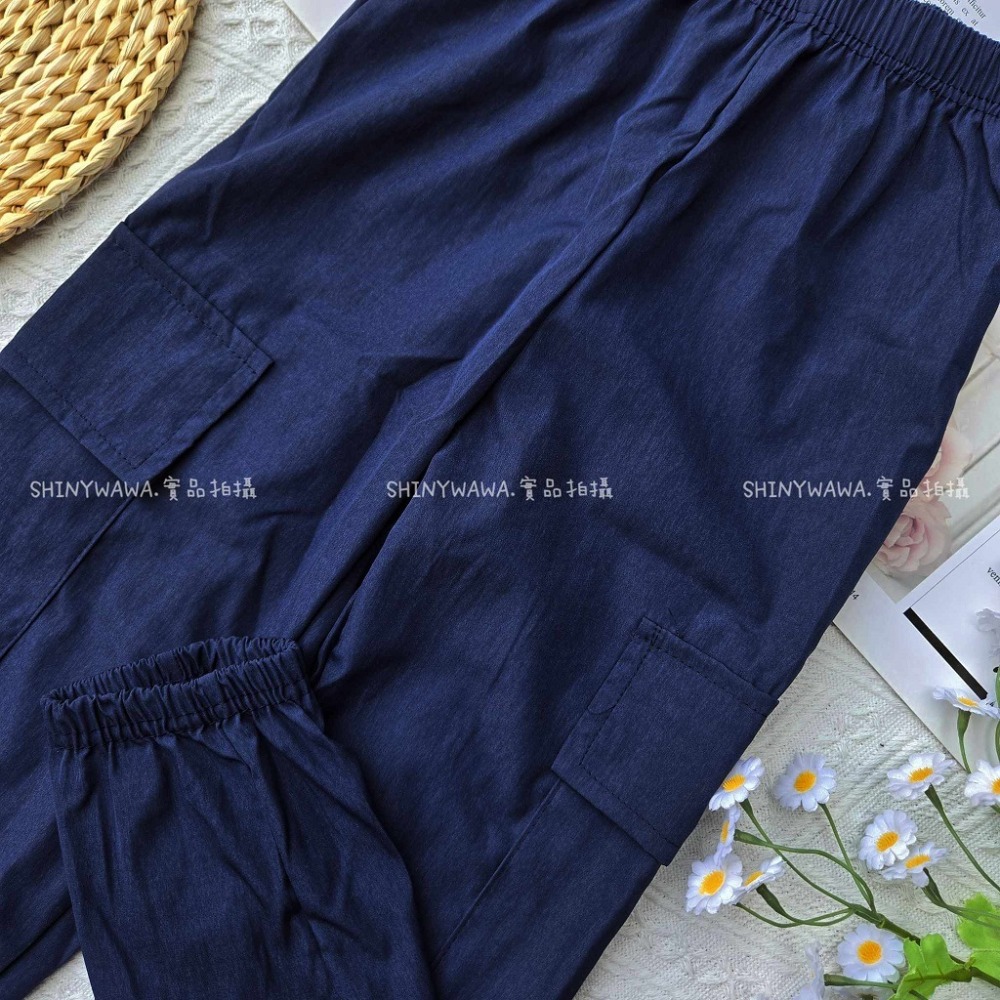 (現貨)夏季涼感~中童童裝 大童童裝 輕薄款速乾工裝褲 大童長褲 兒童長褲 大童工裝褲-規格圖7