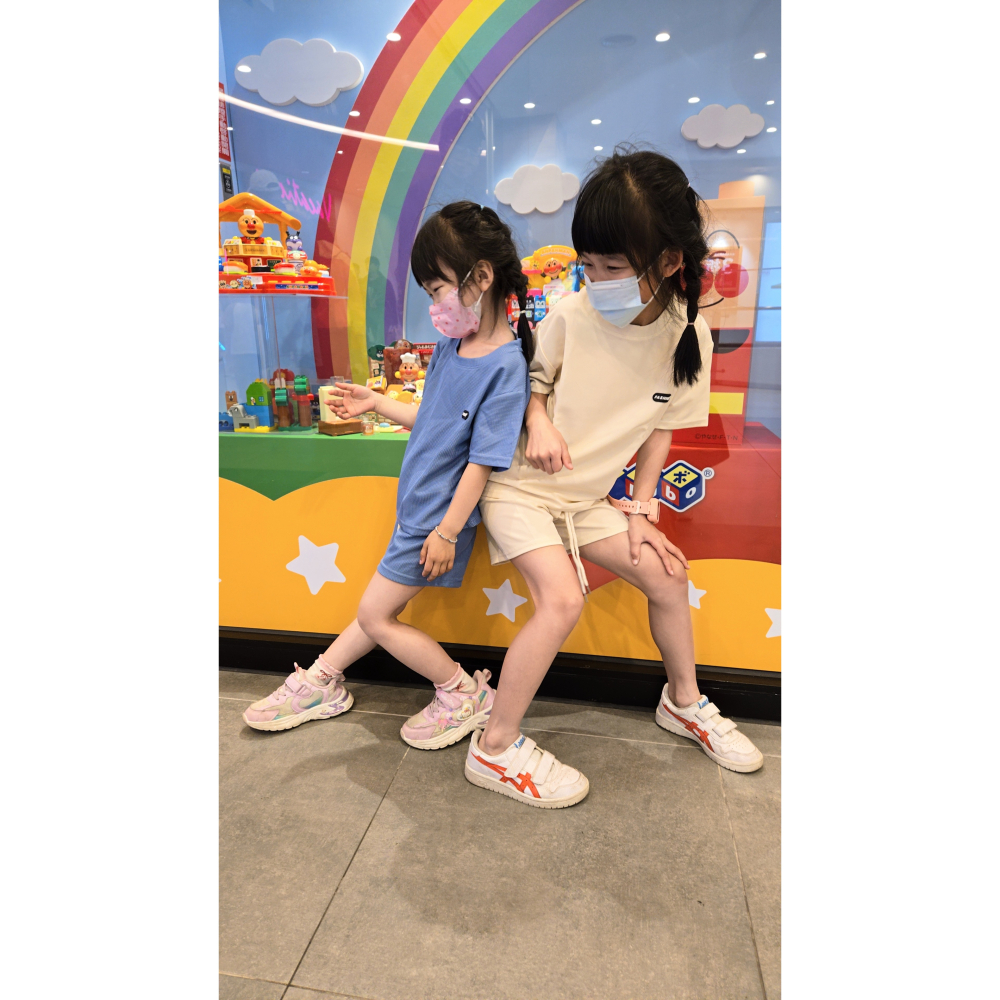 (現貨)華夫格休閒套裝 兒童套裝 男童套裝 女童套裝-細節圖5