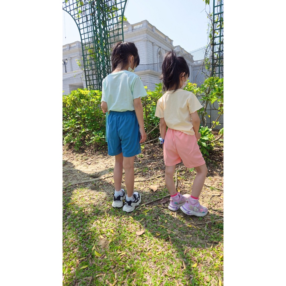 真口袋～華夫格兒童休閒短褲 兒童短褲 兒童休閒褲 H331-細節圖7