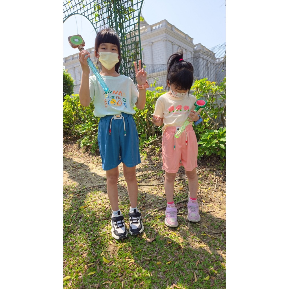 真口袋～華夫格兒童休閒短褲 兒童短褲 兒童休閒褲 H331-細節圖11