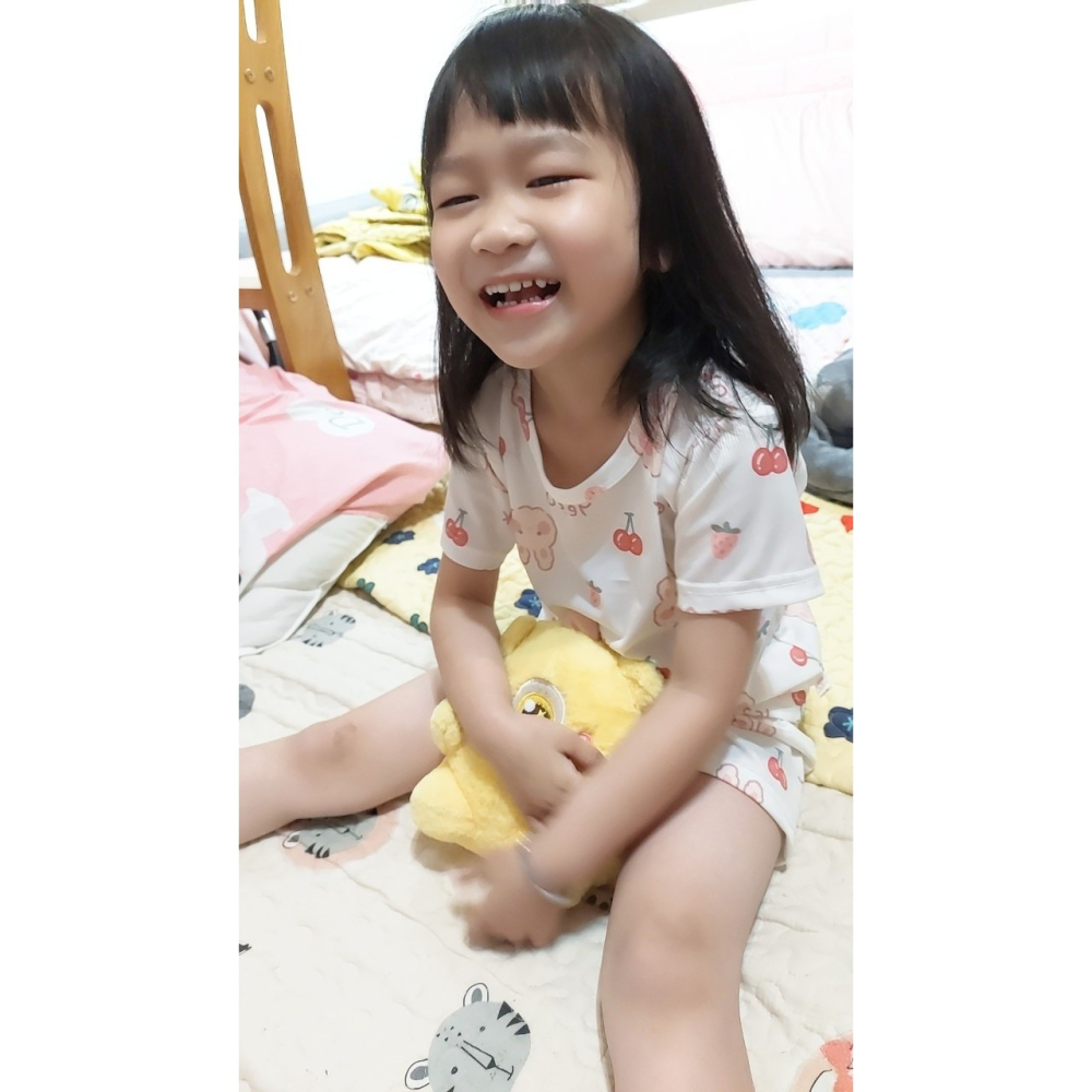 (現貨)夏季涼感~兒童冰絲印花套裝 兒童冰絲套裝 兒童套裝 兒童短袖套裝 H271-細節圖10