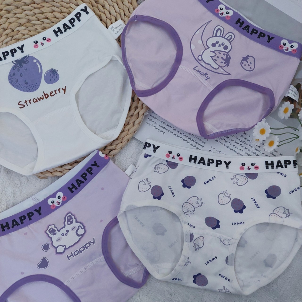 (現貨)<可挑款>全棉女童小熊印花內褲 兒童內褲 女童內褲 H332-細節圖3