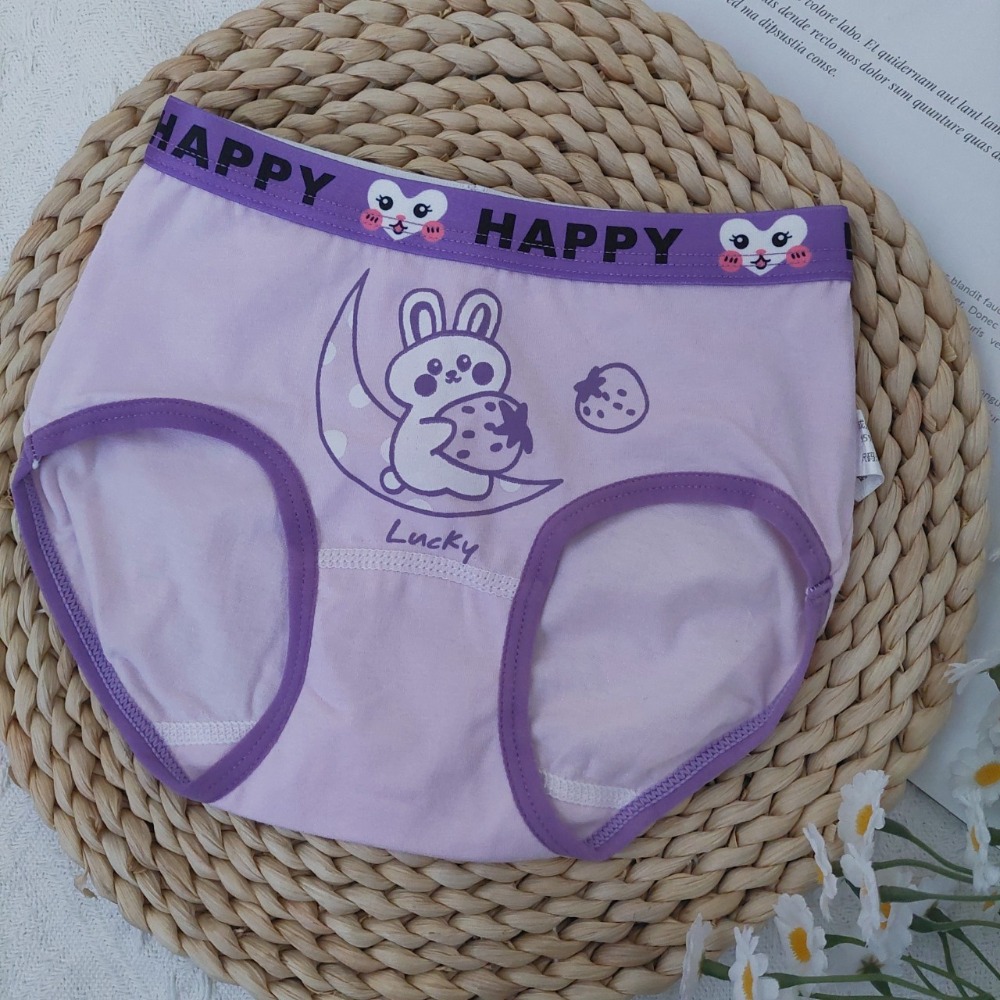 (現貨)<可挑款>全棉女童小熊印花內褲 兒童內褲 女童內褲 H332-規格圖3