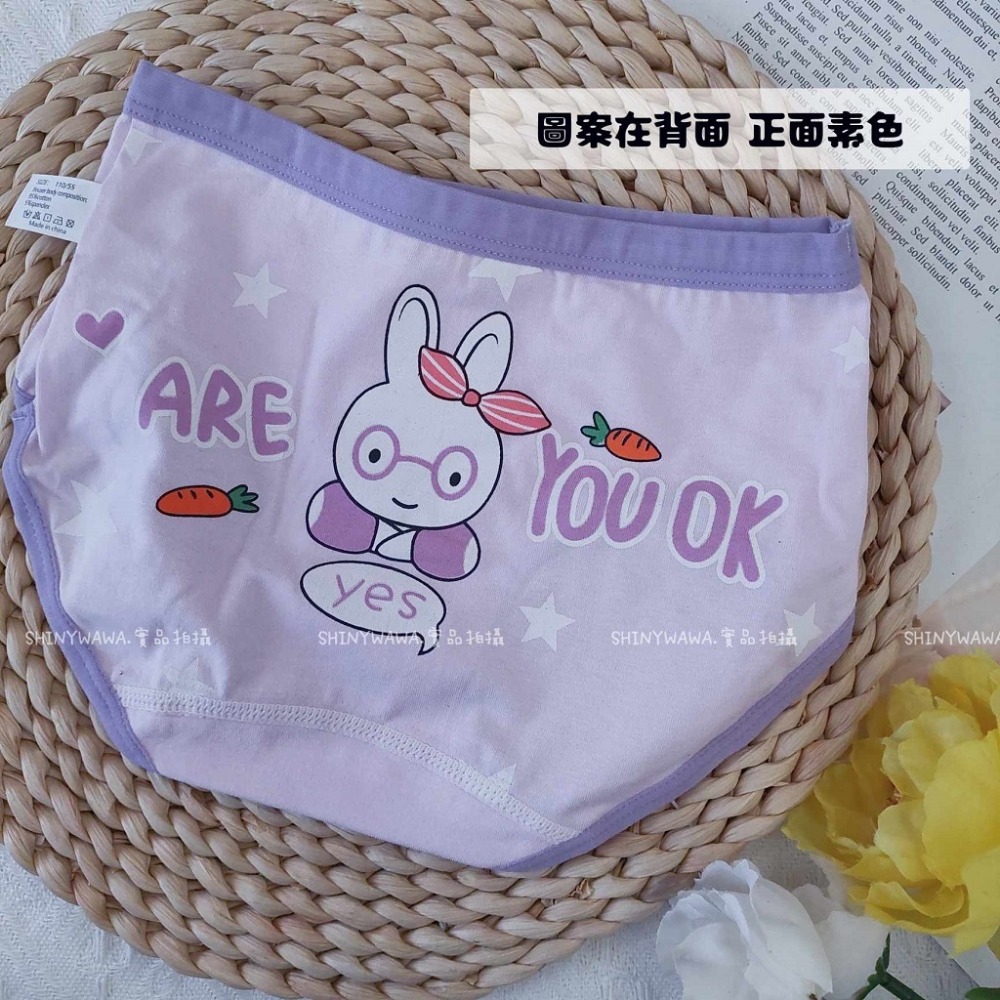 (現貨)<可挑款>全棉女童小熊印花內褲 兒童內褲 女童內褲 H332-規格圖3