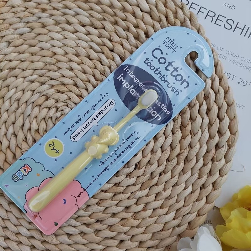 兒童萬毛牙刷-黃象/3-12歲