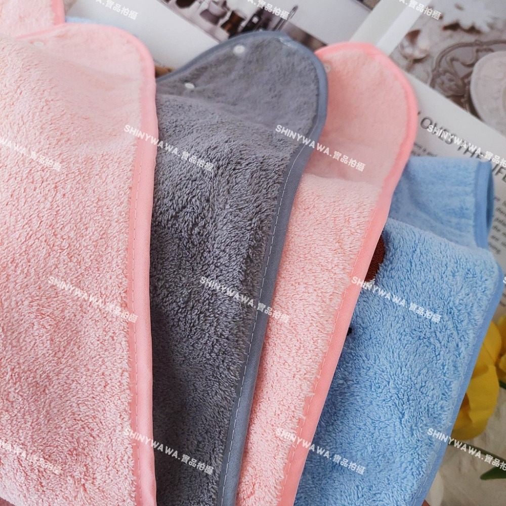 大人小孩皆可使用~防水潄洗巾 防水圍兜 兒童潄洗巾 兒童洗臉巾 老人口水巾 老人圍兜 H225-細節圖4