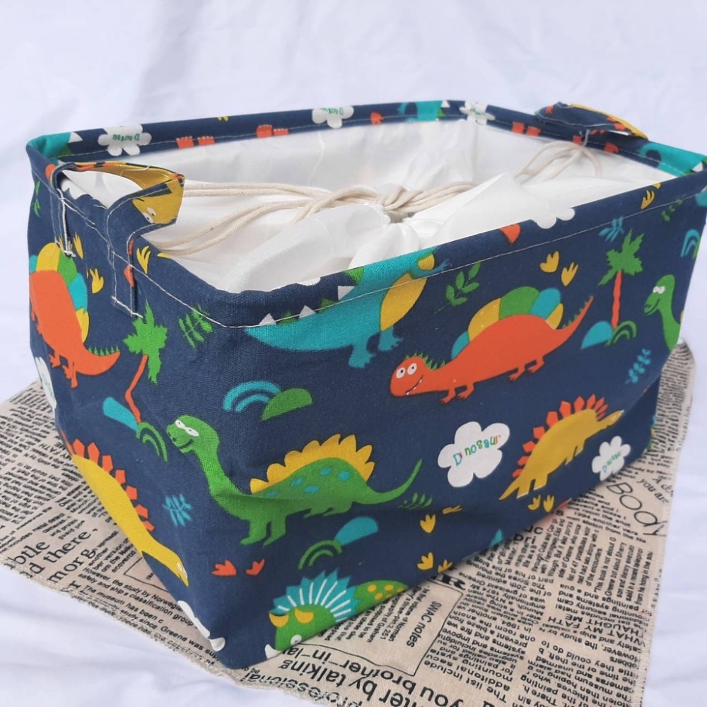 (現貨，附發票)收納籃 超多款式 收納袋 收納箱 置物架 搭配賣場置物架超好用 束口款 38X26X23CM B75-規格圖4