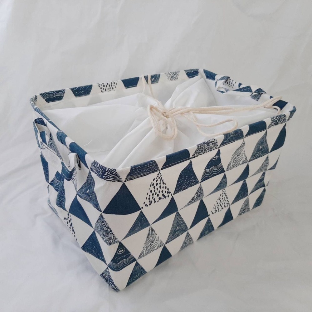 (現貨，附發票)收納籃 超多款式 收納袋 收納箱 置物架 搭配賣場置物架超好用 束口款 38X26X23CM B75-規格圖4