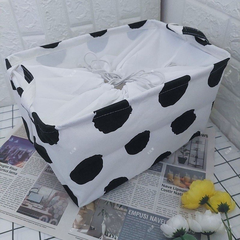 (現貨，附發票)收納籃 超多款式 收納袋 收納箱 置物架 搭配賣場置物架超好用 束口款 38X26X23CM B75-規格圖4