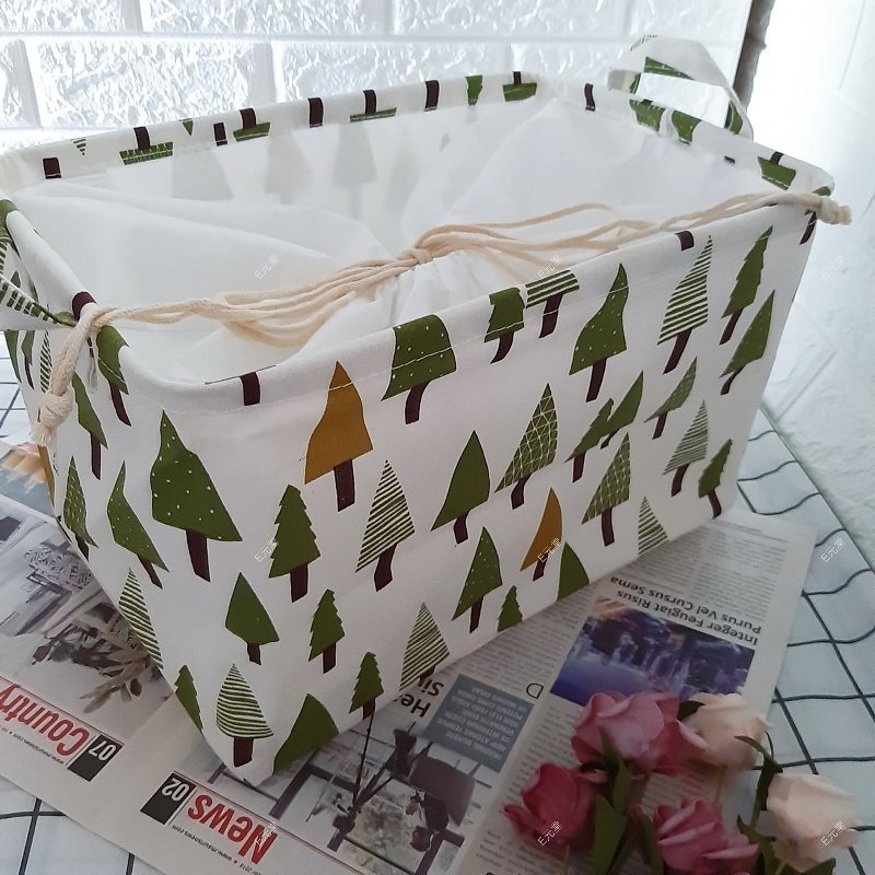 (現貨，附發票)收納籃 超多款式 收納袋 收納箱 置物架 搭配賣場置物架超好用 束口款 38X26X23CM B75-規格圖4