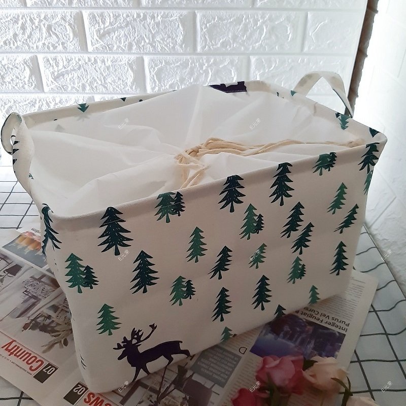 (現貨，附發票)收納籃 超多款式 收納袋 收納箱 置物架 搭配賣場置物架超好用 束口款 38X26X23CM B75-規格圖4