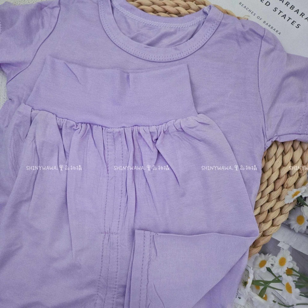 (現貨)夏季涼感~兒童莫代爾護肚套裝 兒童居家服 兒童睡衣 兒童套裝 H334-規格圖5