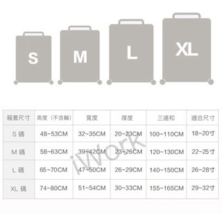 【iWork花屋】台灣出貨 行李箱套 專屬訂製加厚款 行李套 行李箱保護套 旅行 行李箱 保護套 防撥水 耐磨 耐刮耐用-細節圖9