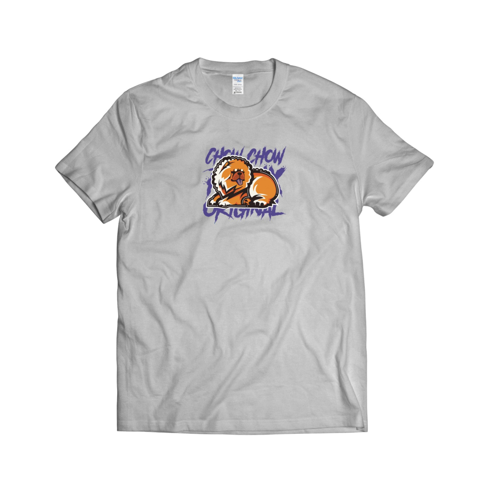 🐕‍🦺橫躺鬆獅犬 原創T恤 純棉T恤 中性版 男女可穿 情侶T 短袖 T恤 短袖上衣 短t 休閒T恤-細節圖4