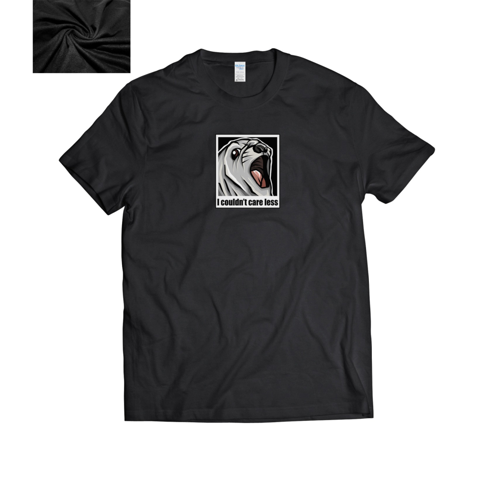 🌌迷因-驚訝海豹 原創T恤 純棉T恤 中性版 男女可穿 情侶T 短袖 T恤 短袖上衣 短t  休閒T-細節圖5