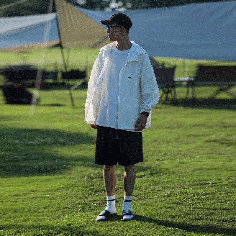 『癮品流行』夏季薄款冰絲外套 冰絲透氣 防曬衣 外套上衣 超薄外套 休閒百搭  M-3XL-細節圖3