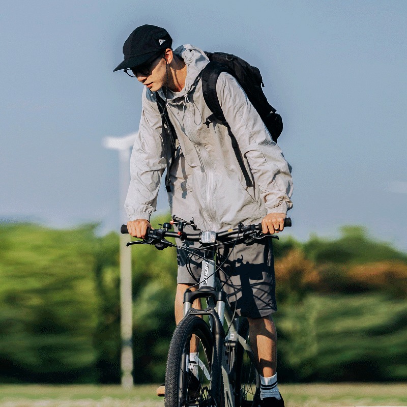 『癮品流行』夏季薄款冰絲外套 冰絲透氣 防曬衣 外套上衣 超薄外套 休閒百搭  M-3XL-細節圖6