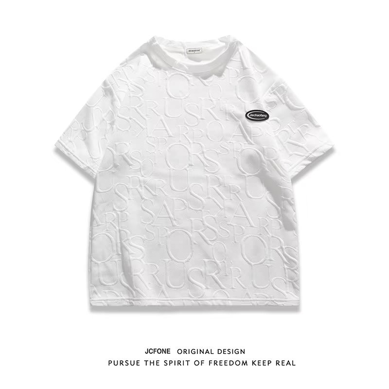 『癮品流行』韓式華夫運動套裝 男生五分短袖短褲冰絲透氣 夏季薄款 純色簡約 休閒百搭 寬鬆 S-3XL-細節圖8