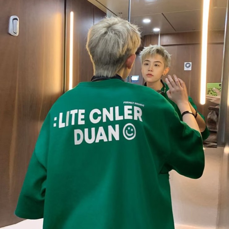 『癮品流行』美式重磅純棉T恤 復古高街五分袖 圓領上衣 休閒百搭 大碼寬鬆 設計感 M-5XL-細節圖7