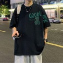 『癮品流行』夏季薄款 短袖T恤男 美式玩具熊印花T恤 高街純棉圓領上衣 五分袖 休閒百搭oversize M-3XL-規格圖9